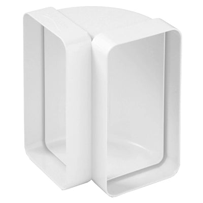 CURVA VERTICALE IN ABS PER TUBO RETTANGOLARE- mm 150x70- FIRST- pezzi 1
