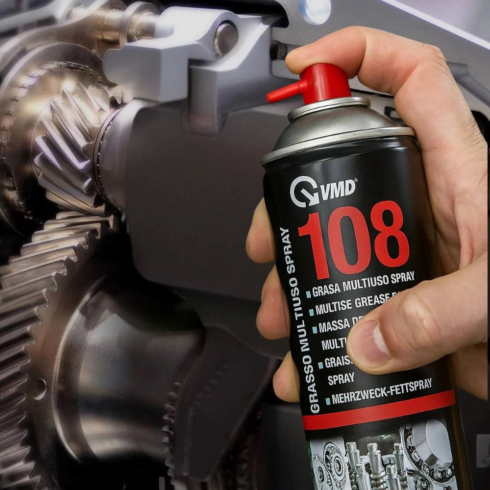 Vmd 108 grasso multiuso spray ml 400 per parti meccaniche e ingranaggi vari
