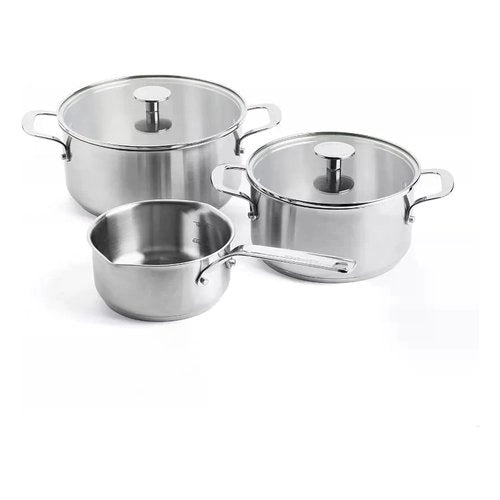 Batteria pentole kitchen aid 05088-001 acciaio spazzolato acciaio spaz
