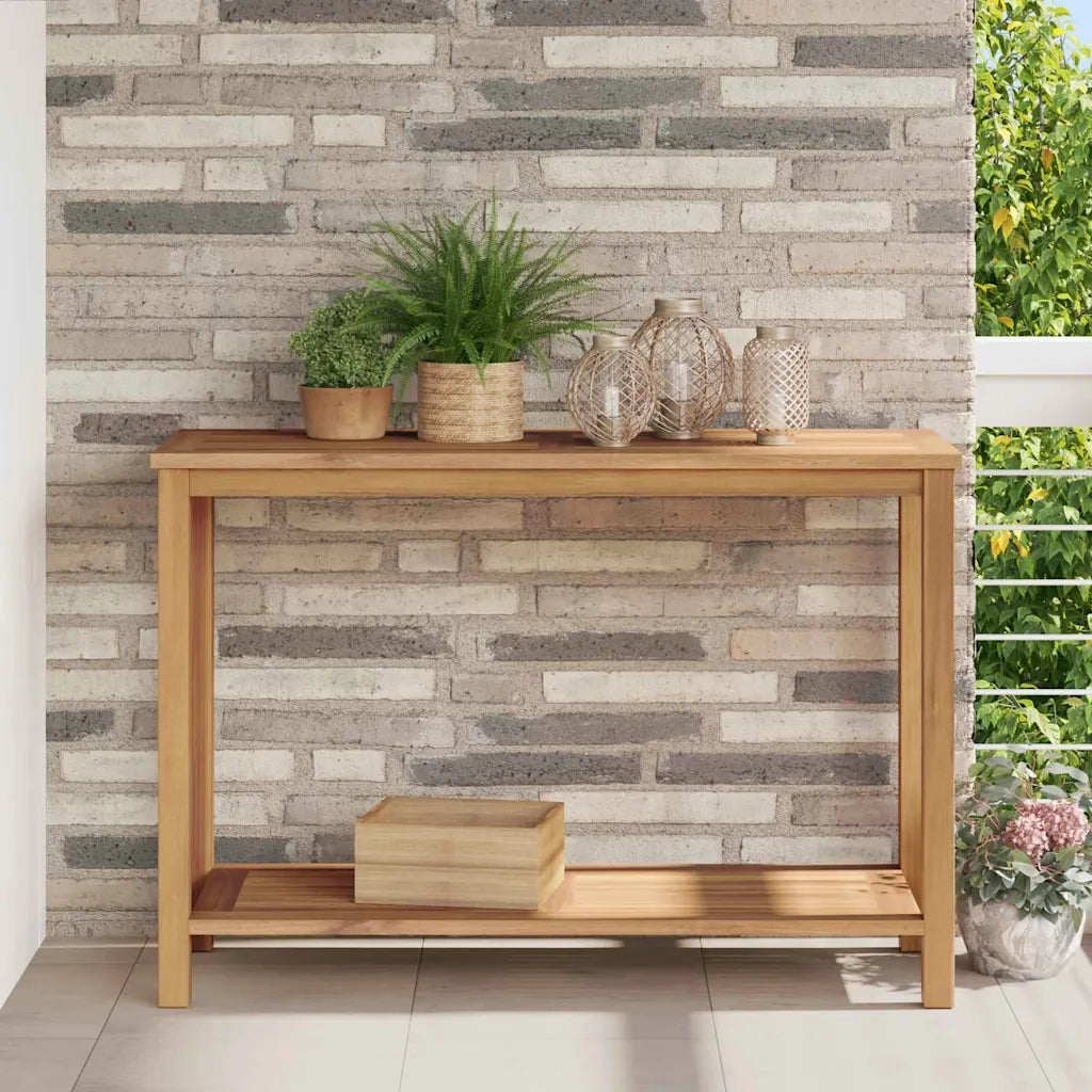 Tavolo consolle Marrone 110 x 40 x 75 cm Legno di teak solido 42002312