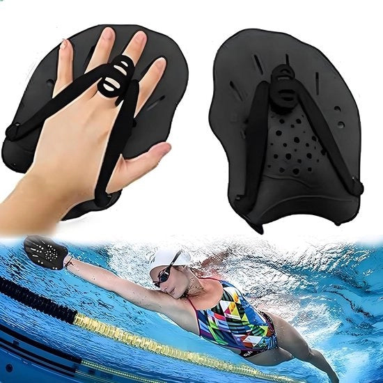 Apparecchio per allenamento acquatico per adulti - Pedale di gomma siliconica - Allenamento di forza per nuotatori - Assistenza per allenamento nuoto - Pedale per acqua - Apparecchio di allenamento