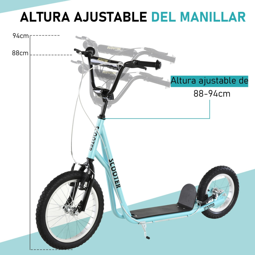 Patinete per bambini ¨C zephmum ¨C 135x58x88 cm, blu