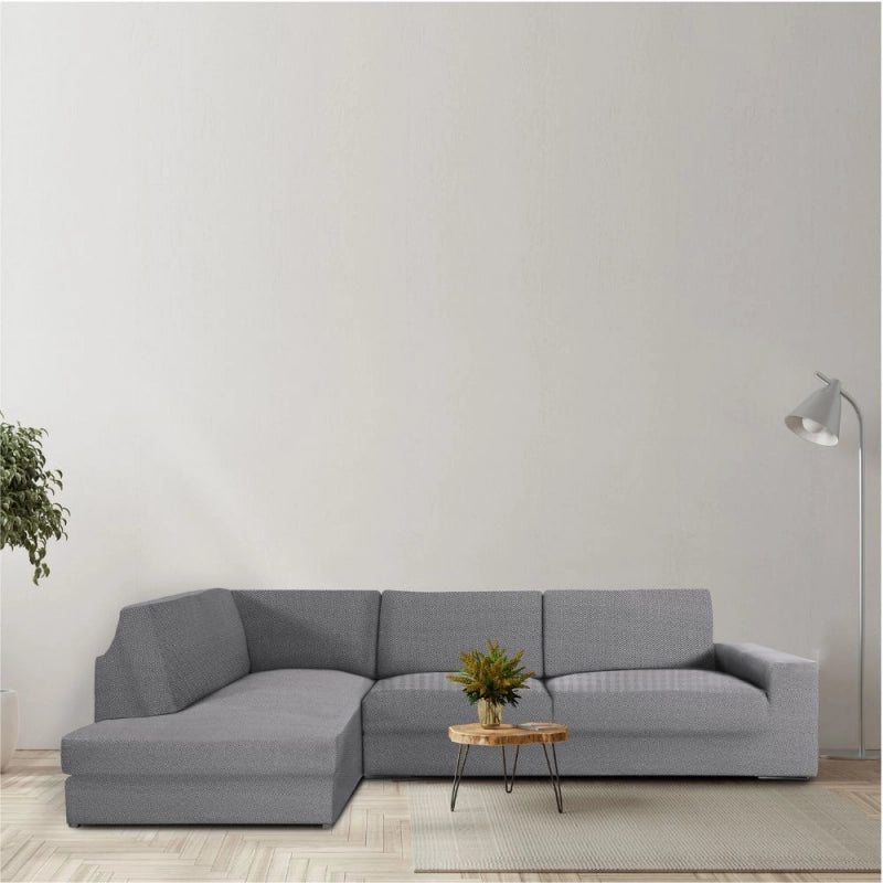 Copridivano Jaz angolare sinistro grigio 350-500
