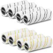 Set di spazzole microfibra - Pulitore di pavimento rigido - Alta qualità microfibra - Giallo e grigio - Senza pelucchi - Lavabile in lavatrice - Adatto per Kärcher FC7...