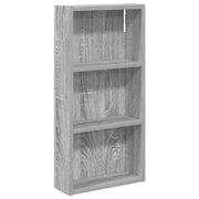 Armadio da Bagno | Mobile da Bagno a muro Sonoma grigia 30 x 10 x 60,5 cm