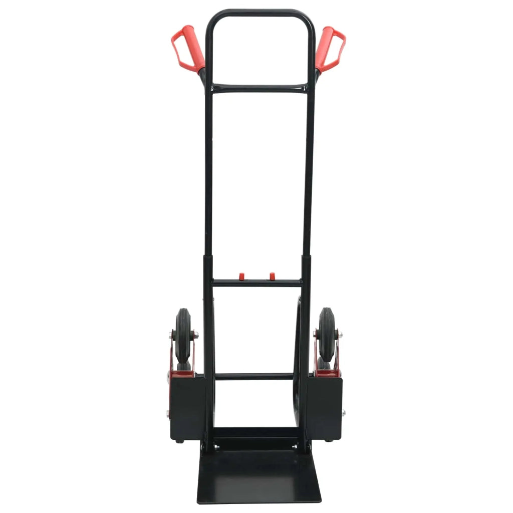 Carrello Manuale Nero e Rosso 64,5 x 49,5 x 114 cm Acciaio CFW6582955