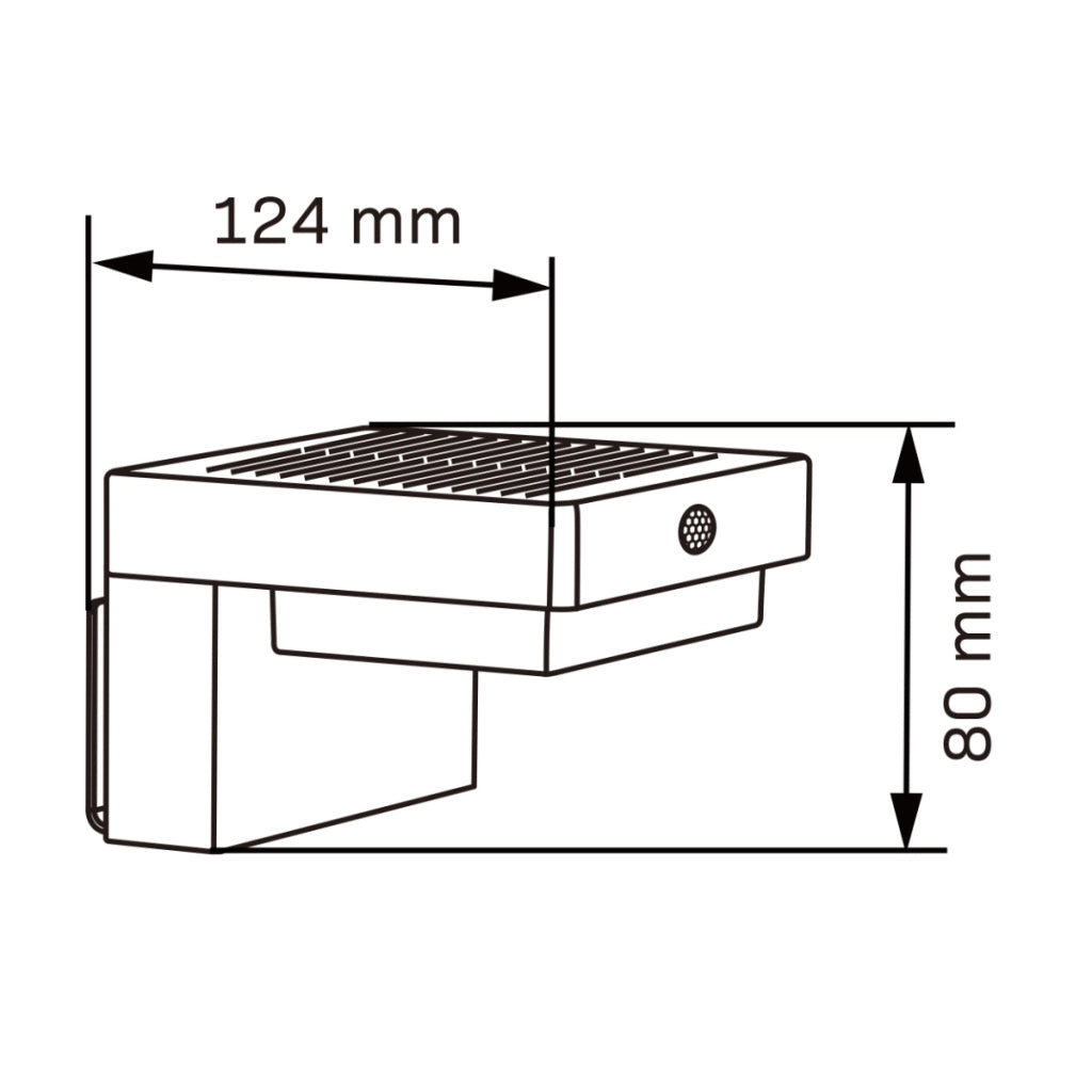 Applique solare esterna 4,5W 4000K PIR IP44 MALI Polux