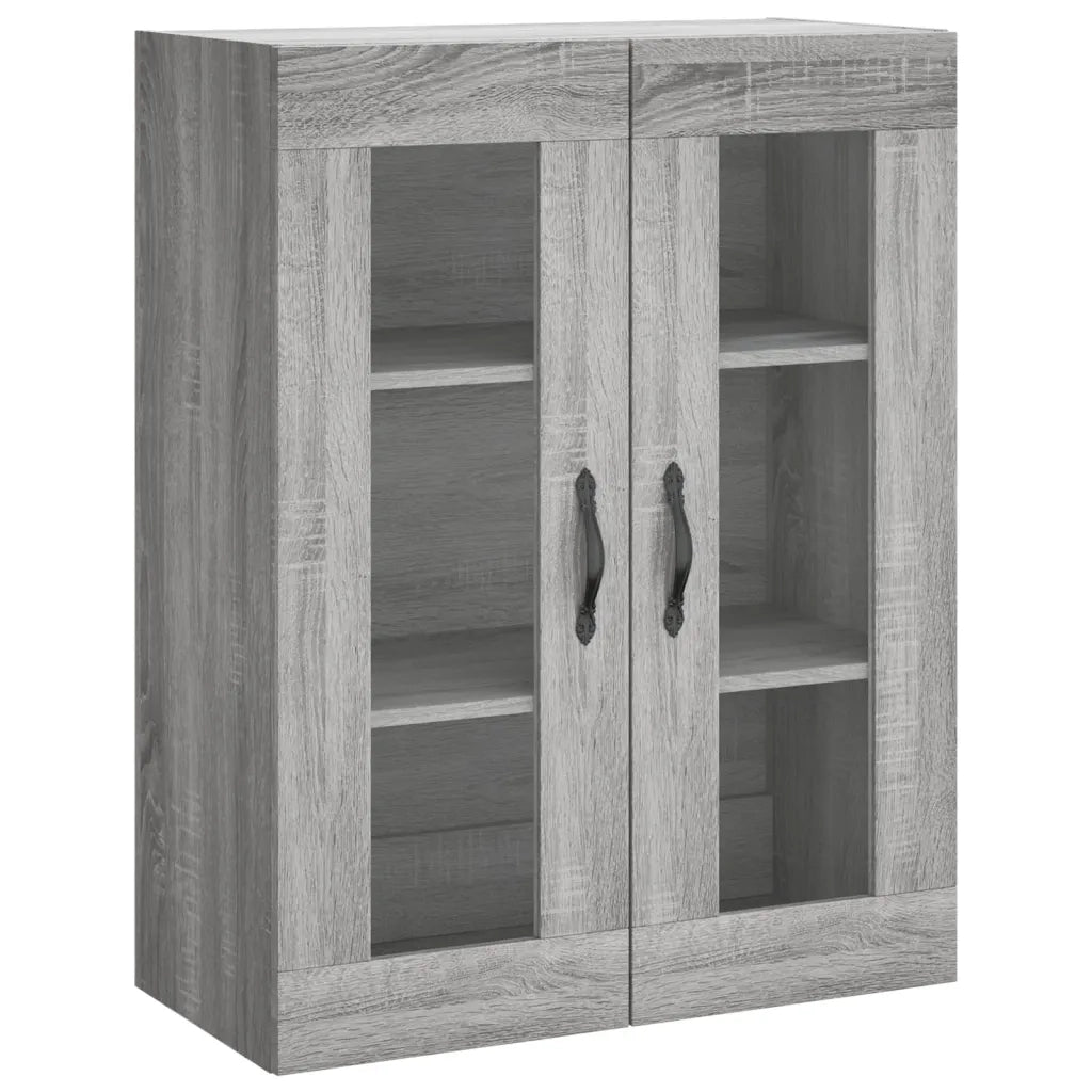 Armadietti a Parete 2 pz Grigio Sonoma in Legno Multistrato CFW3362044