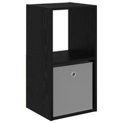 Comodino | Armadio da Notte | Mobiletto da notte Rovere Nero 35 x 32 x 68,5 cm Legno multistrato