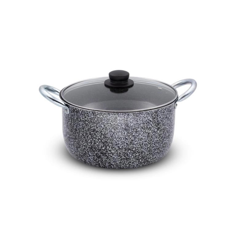 Pentola Antiaderente in Alluminio Maxima con Coperchio in Vetro 24 cm