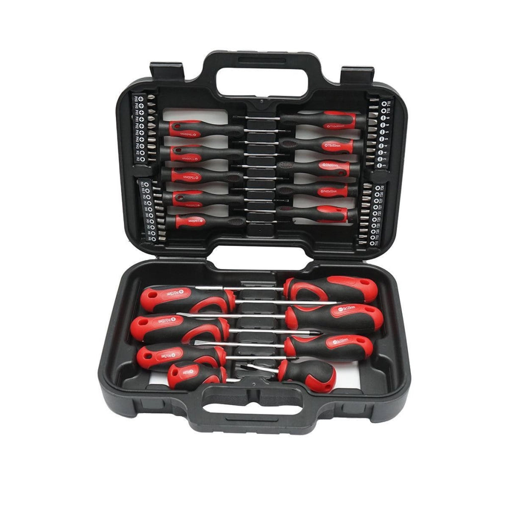 Set di cacciaviti e punte,kit cacciaviti inserti Torx 58 pezzi Set di cacciaviti a taglio, a croce, Torx 58 pezzi Breckner Germany
