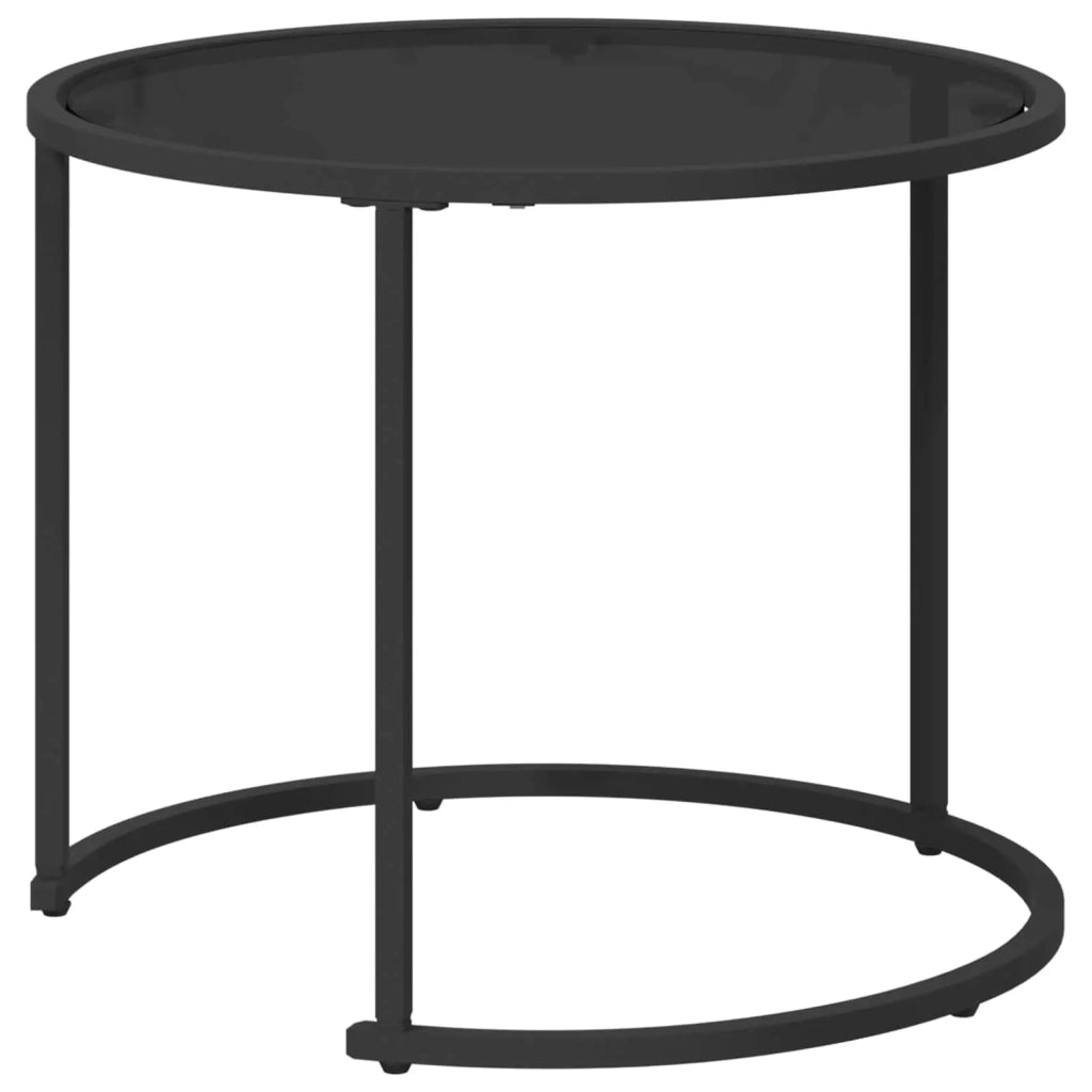 Set di Tavolini da Caffè 2 pcs 55 x 55 x 45 cm acciaio 42026685