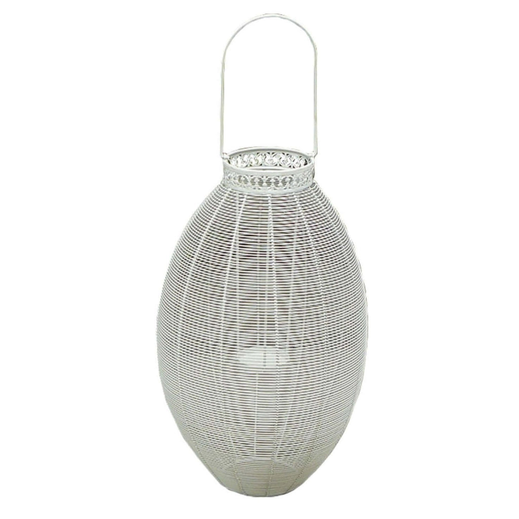 Portacandela stile provenzale verniciato in Acciaio cm 19x37 5x56 - DESHAWN