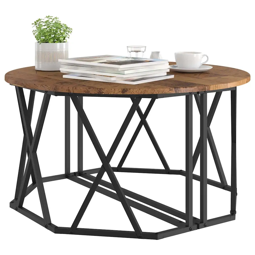 Tavolino da salotto Legno vecchio 80 x 80 x 42 cm 868253