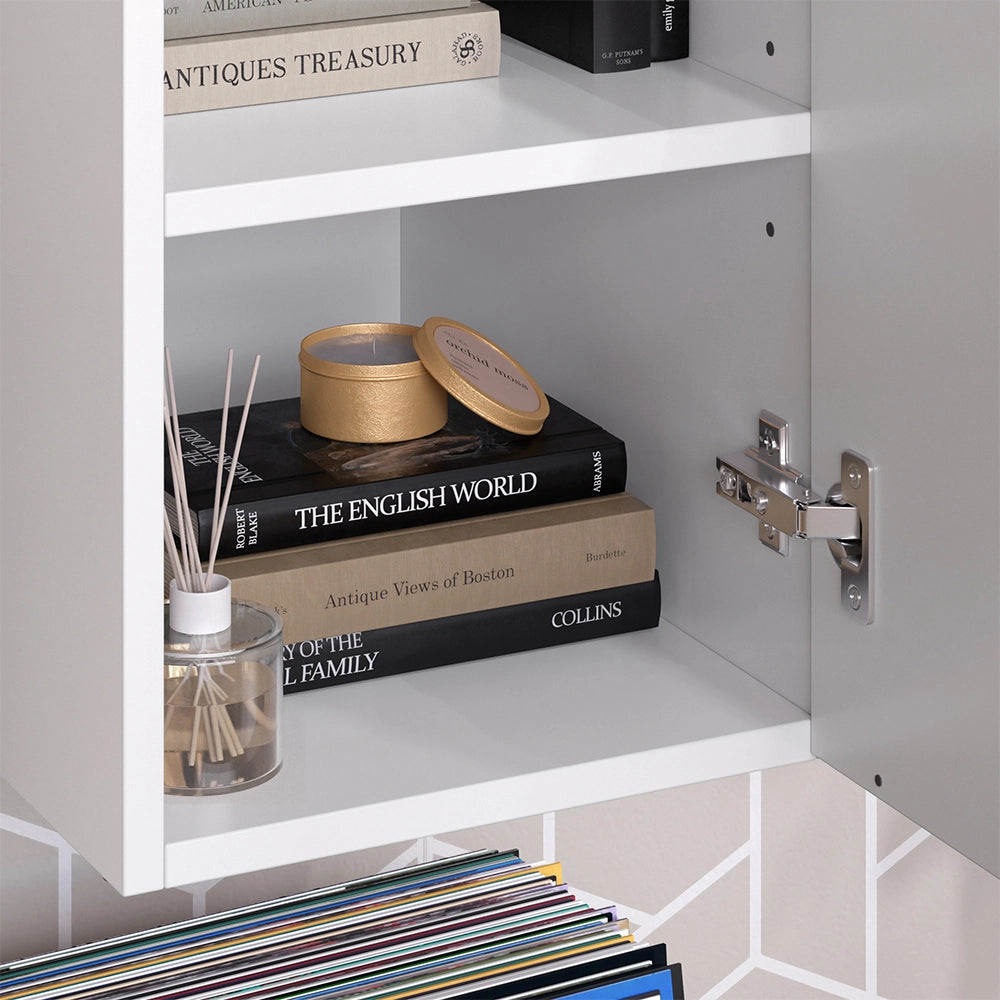 Vicco Armadio universale Bianco/Sonoma 30.2 x 120 cm con una porta
