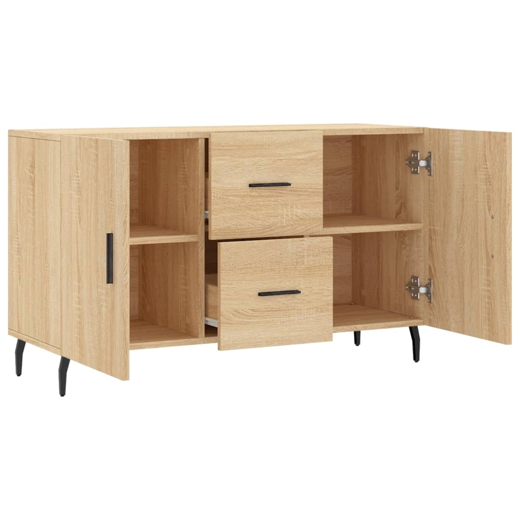 Buffet credenza cassettiera armadio mobile contenitore organizer cucina soggiorno rovere Sonoma 100 x 36 x 60 cm legno ingegnerizzato marrone 02_0031469