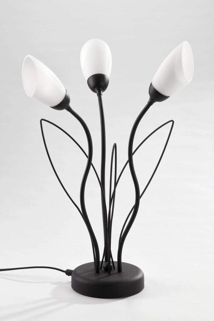 Lampada da tavolo GLORIOSA nera opaca 3xG9 14W Jupiter