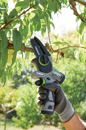 Potatore a Batteria 12 V Verdemax PE12 Lama 11,2 cm con Batteria e Ricarica Rapida