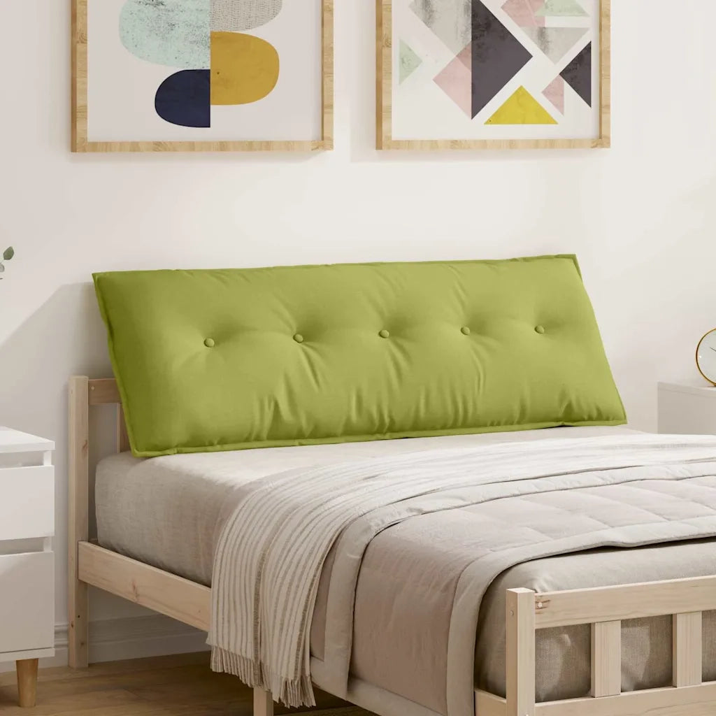 Cuscino per Schiena | Cuscino dorsale Verde chiaro 140 x 19 x 50 cm Tessuto
