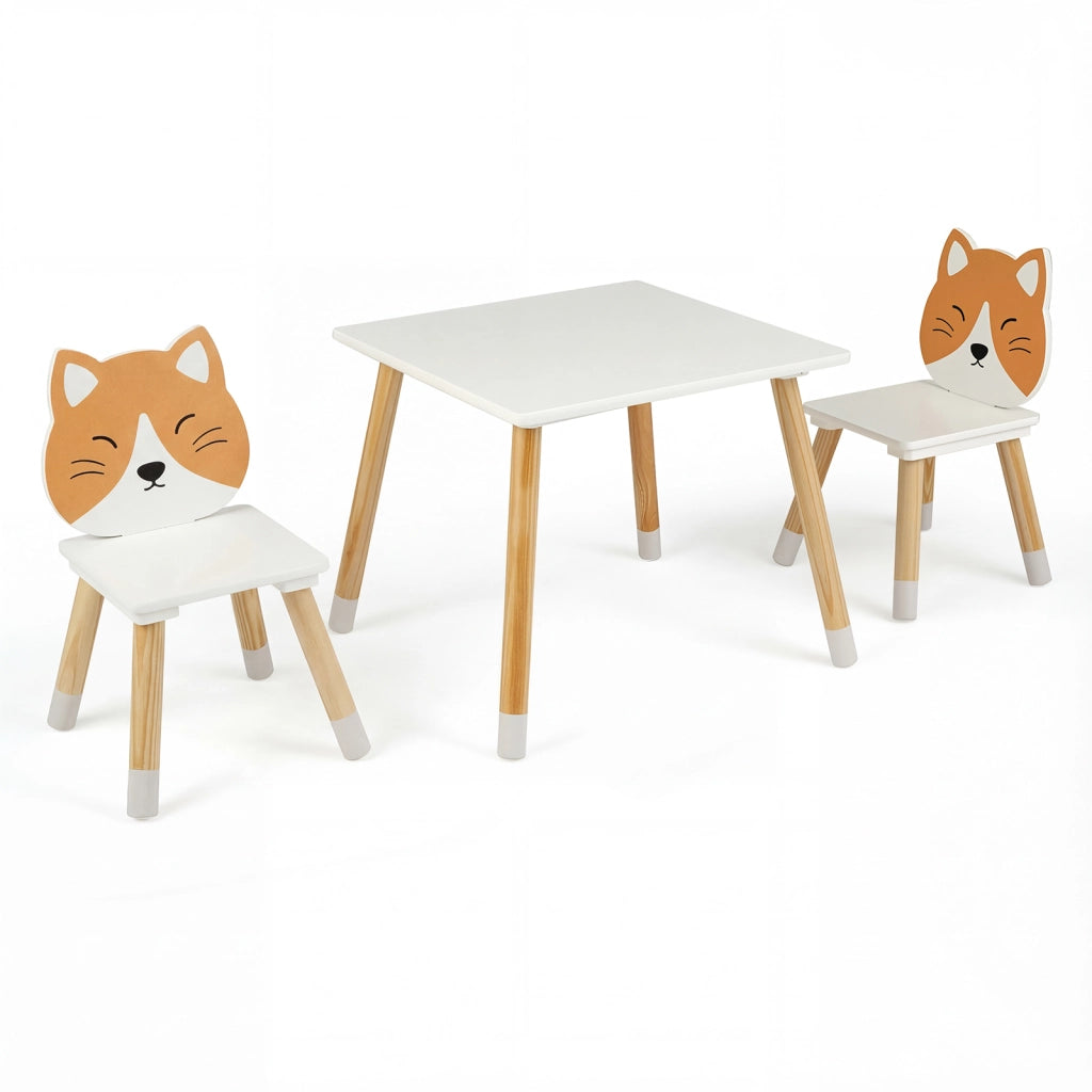 Set tavolo e sedie in legno per bambini per aula asilo e casa, Set scrivania multi-attivit¨¤ per gioco arte lavoretti lettura e apprendimento
