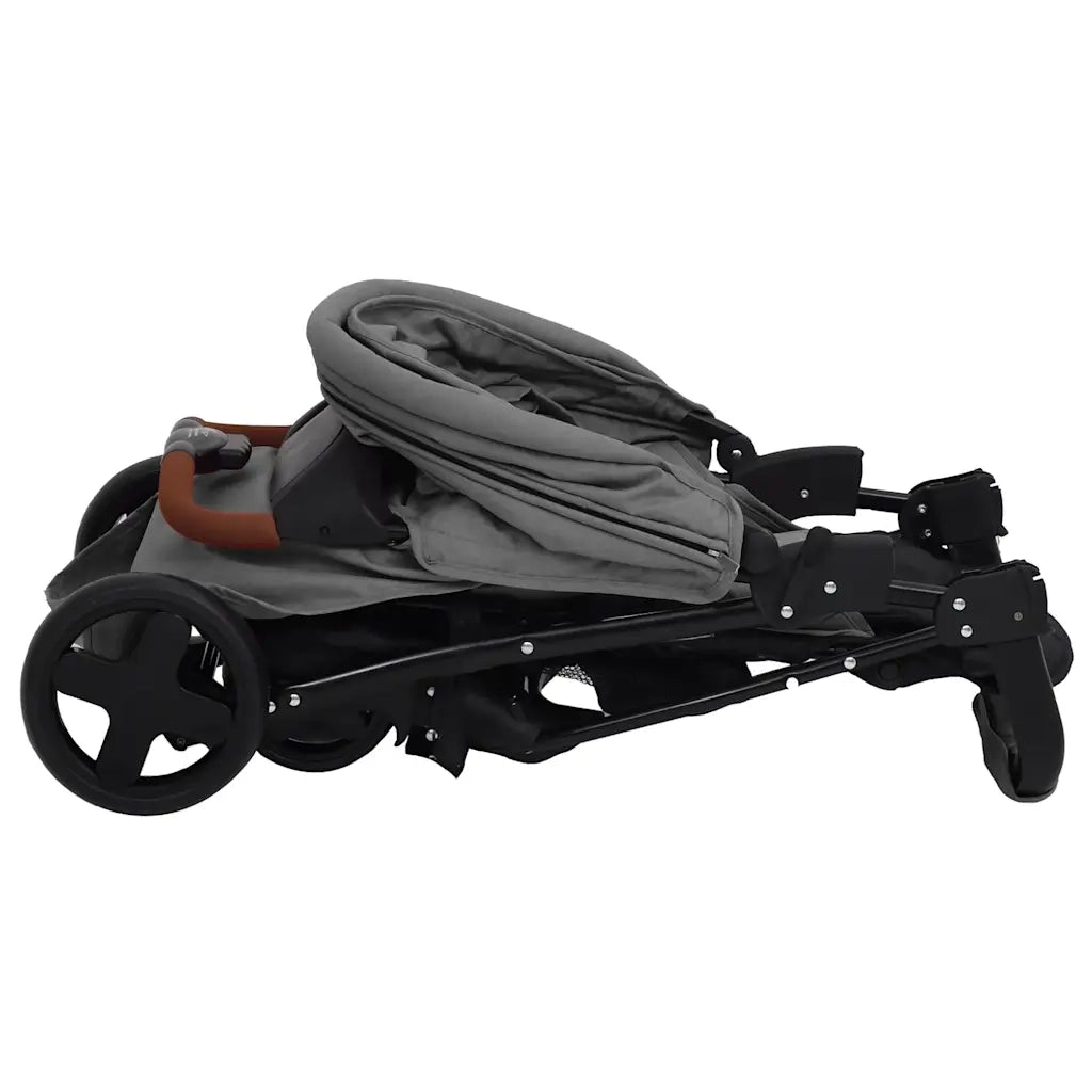 Passeggino 3 in 1 Grigio Chiaro in Acciaio cod mxl 65732