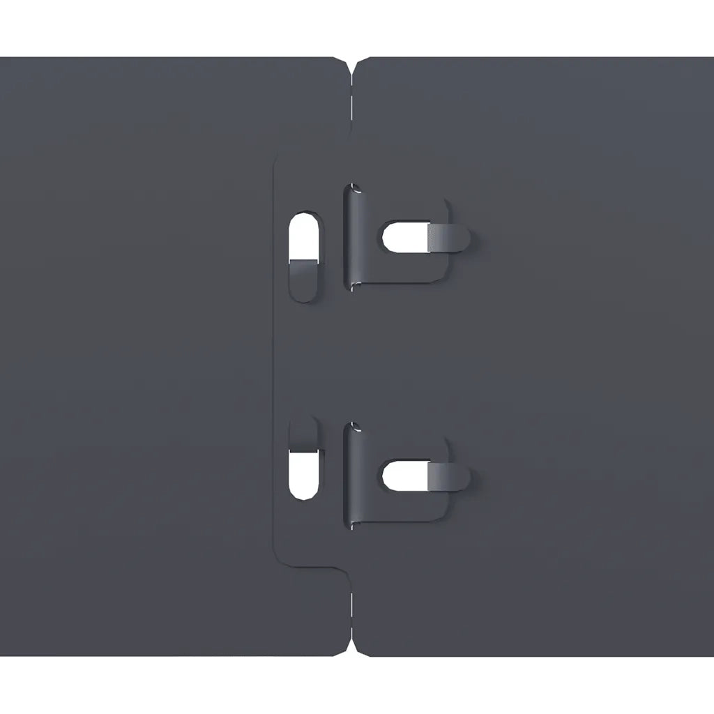 Bordure per Prato 10 pz Antracite Acciaio Laminato a Freddo 860132