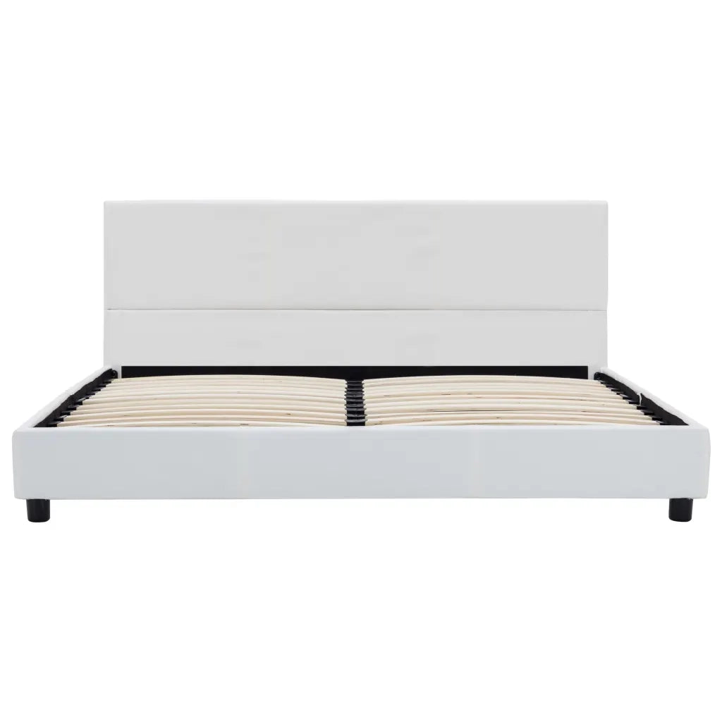 Giroletto-Struttura Letto Bianco in Similpelle 120x200 cm