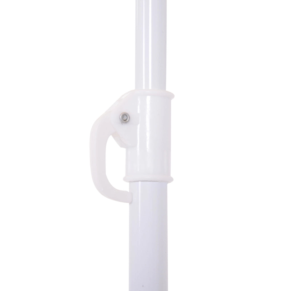 Easycomfort Ombrellone da Spiaggia a 8 Stecche con Palo Inclinabile, in Poliestere e Metallo, 1.6x2 m, Beige