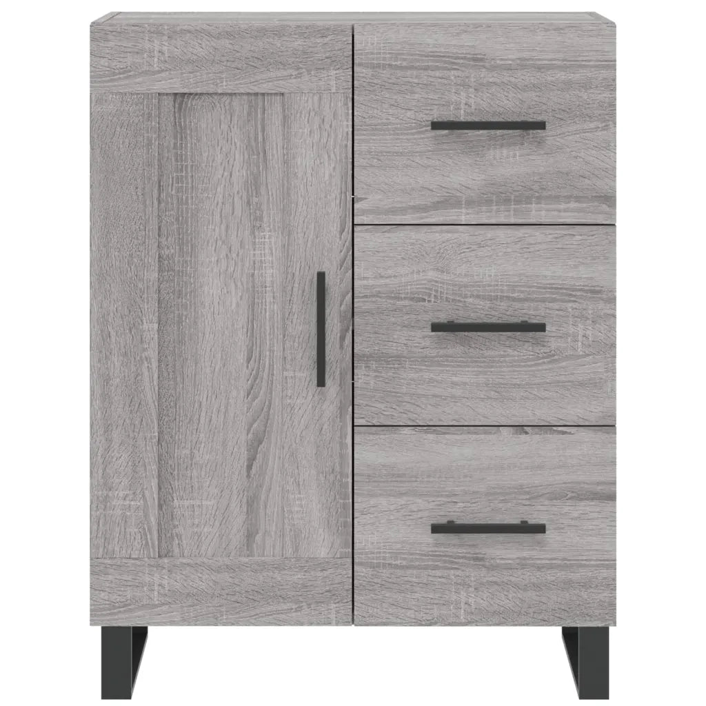 Credenza | Madia | Buffet da pranzo | Armadio da pranzo Grigio Sonoma 69,5x34x180 cm in Legno Multistrato