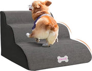 Trappola per cani per casa Trappola per piccoli animali, con rivestimento in piuma lavabile, gradini antiscivolo per cani