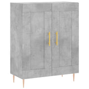 Credenza | Madia | Buffet da pranzo | Armadio da pranzo Grigio Cemento 69,5x34x90 cm in Legno Multistrato