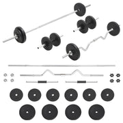 Set Bilanciere e Manubri 30 kg cod mxl 75367