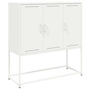Credenza | Madia | Buffet da pranzo | Armadio da pranzo Bianca 100,5x39x107 cm in Acciaio