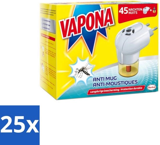 Repellente per Zanzare – 45 Notti – Confezione in Bulk – 25 Unità