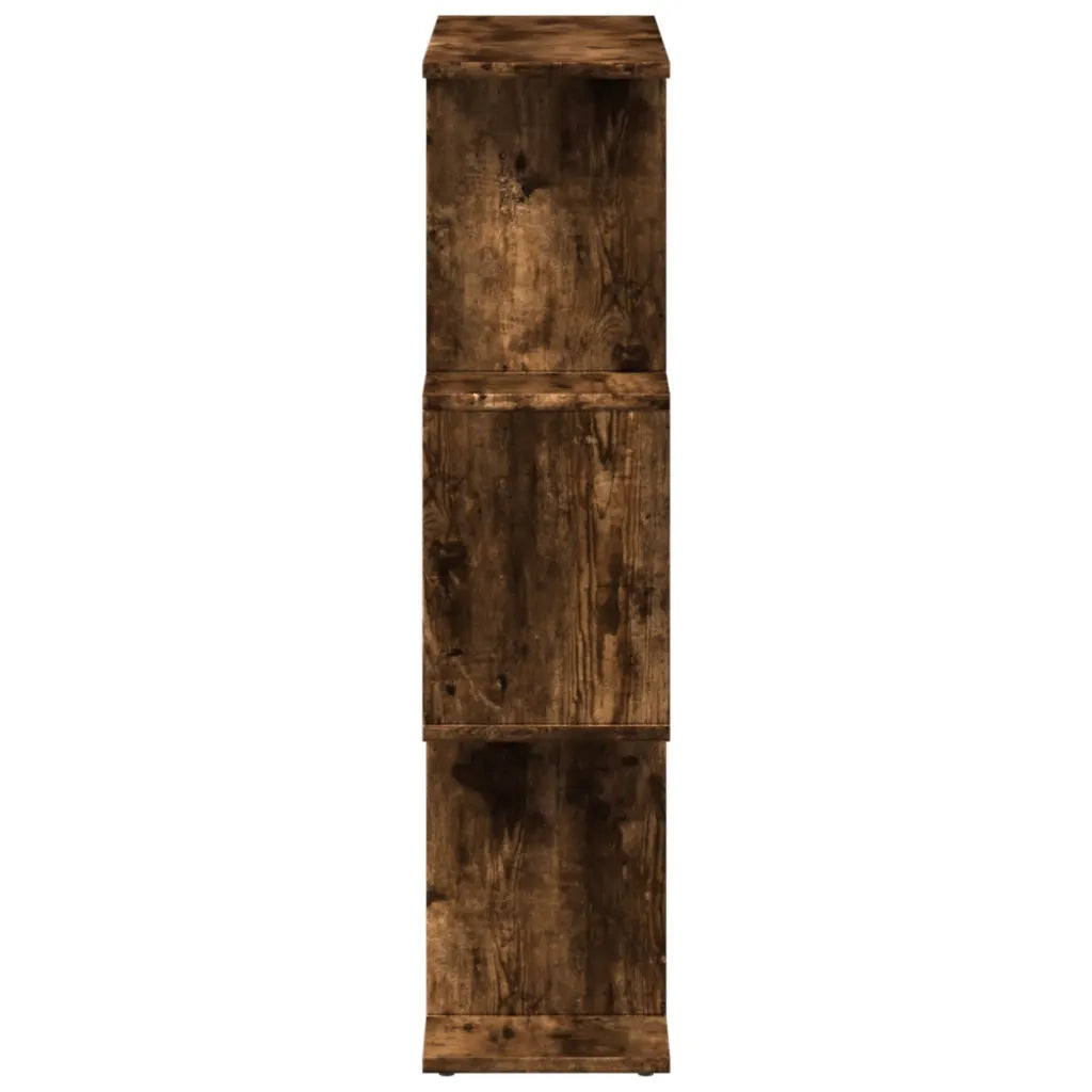 vidaXL Libreria 3 Ripiani Rovere Fumo 70x24x97 cm in Truciolato