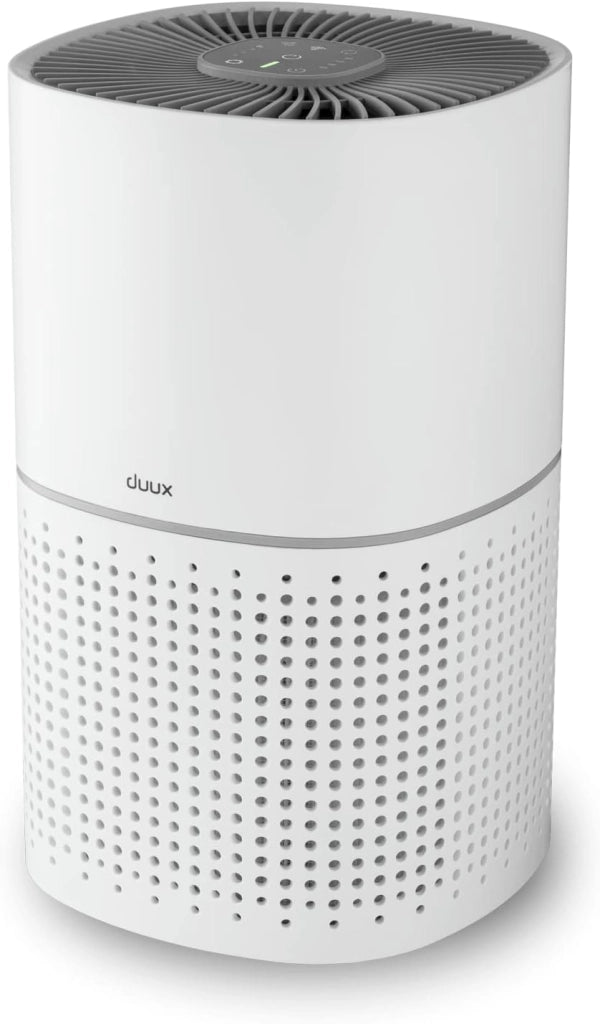 Bright Purificatore d'aria con prefiltro tripla protezione, H13 e filtro a carbone attivo, HEPA, per ambienti fino a 27 m², ideale per polvere, fumo e odori di animali (bianco)