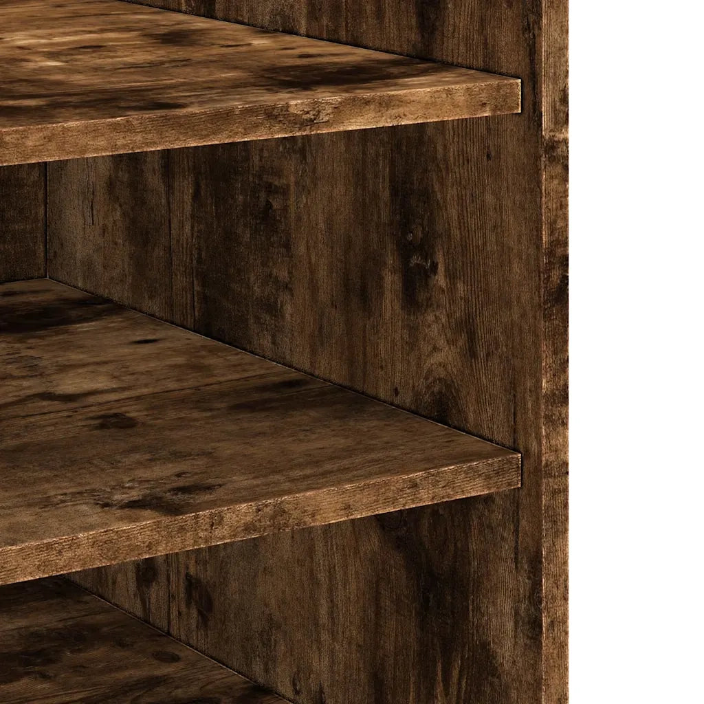 Comodino Rovere Fumo 45x50x50 cm in Truciolato