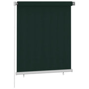 Tenda a Rullo per Esterni 125(L)x140(A) cm Verde scuro HDPE 312812