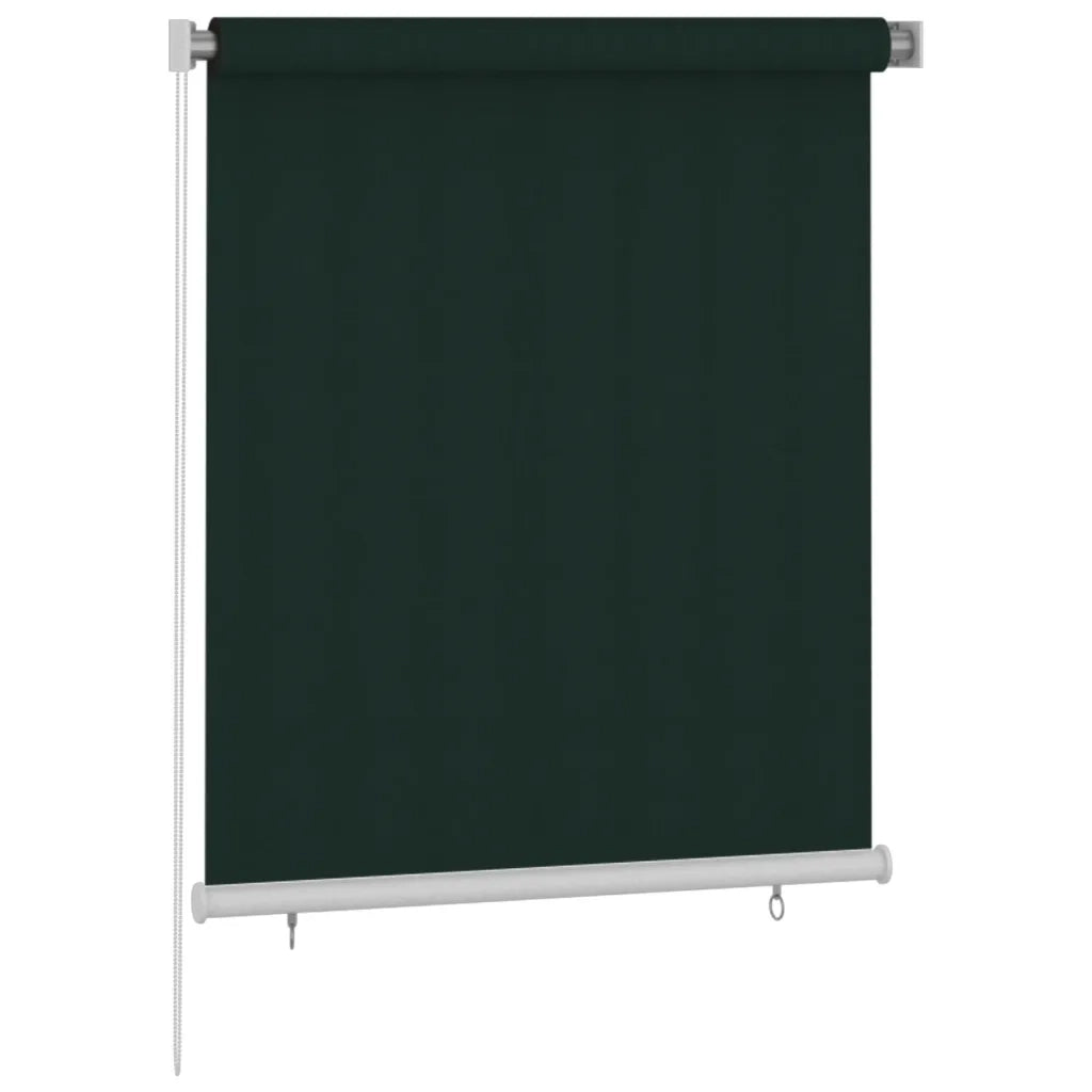 Tenda a Rullo per Esterni 125(L)x140(A) cm Verde scuro HDPE 312812