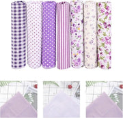 Kit per patchwork di stoffa DIY con disegno floreale elegante - Portafoglio e cuscino con tessuto artigianale multifunzionale