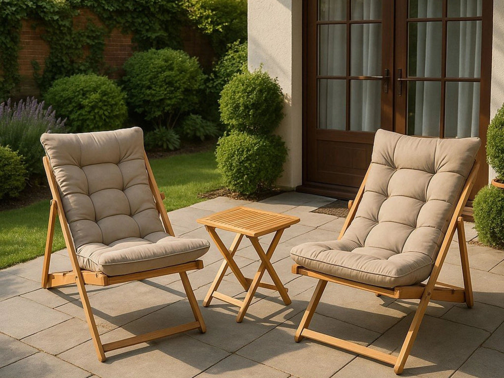Salottino Outdoor Leni, set Salotto da Esterno 2 Posti, Marrone