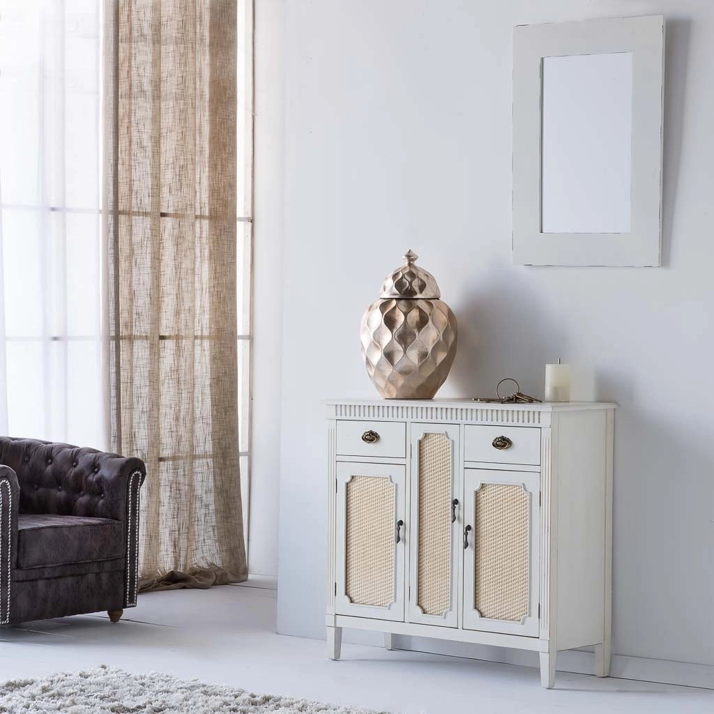 Vaso in ceramica dorata 30,5x30,5x47h