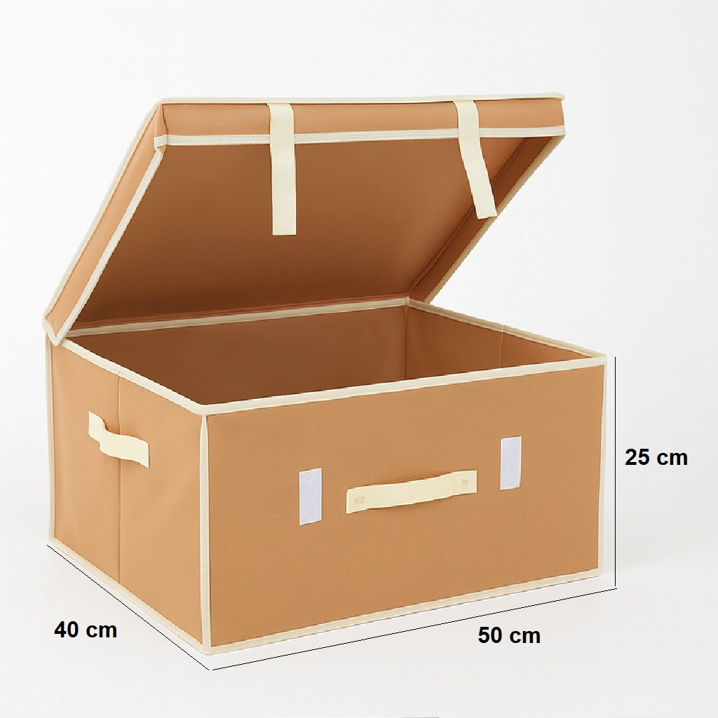 Scatole per il Cambio Stagione KIT 4pz in TNT Salvaspazio Pieghevole 50x40 H25cm