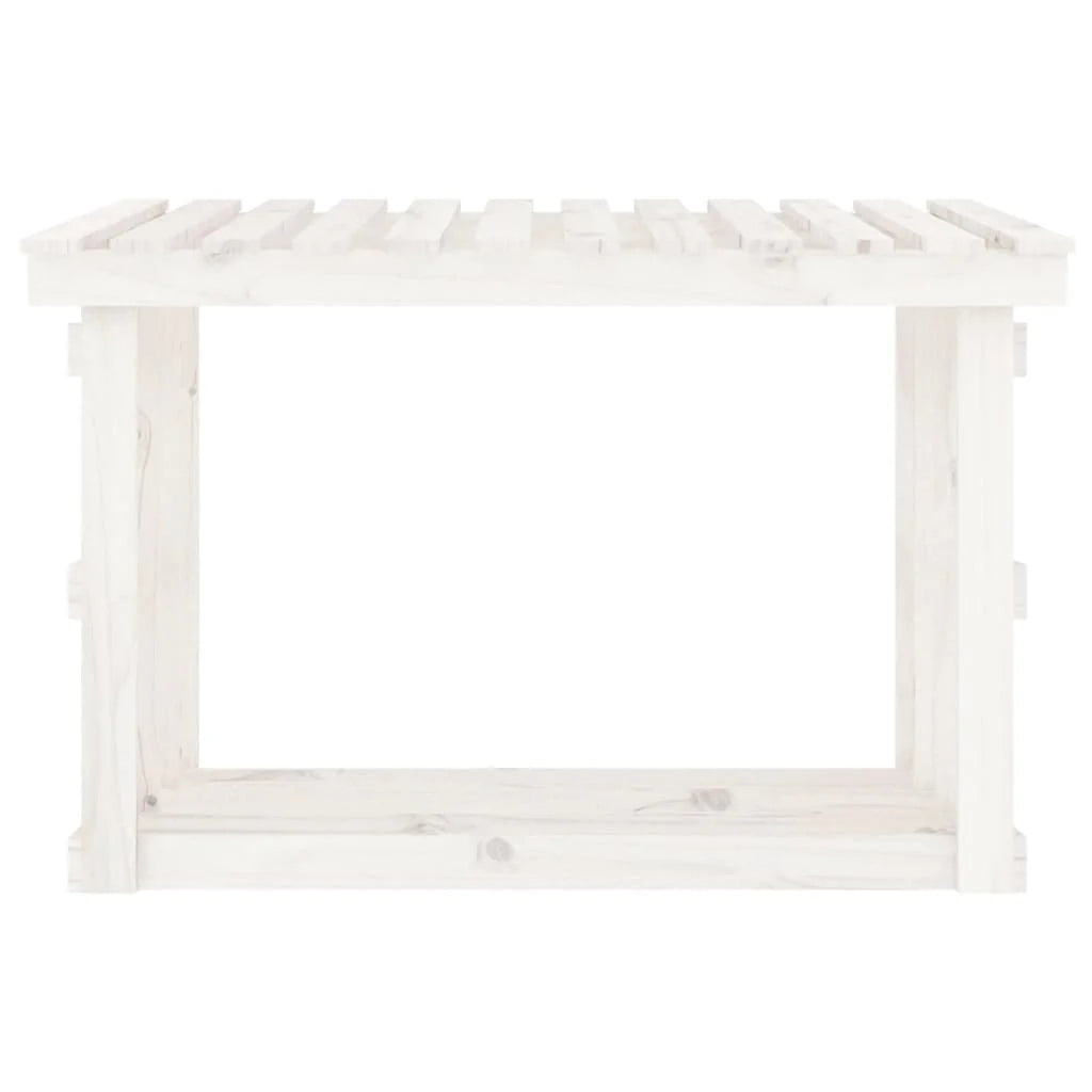 Portalegna portalegna organizer portaoggetti 108 x 64,5 x 77 cm legno di pino bianco 02_0045105