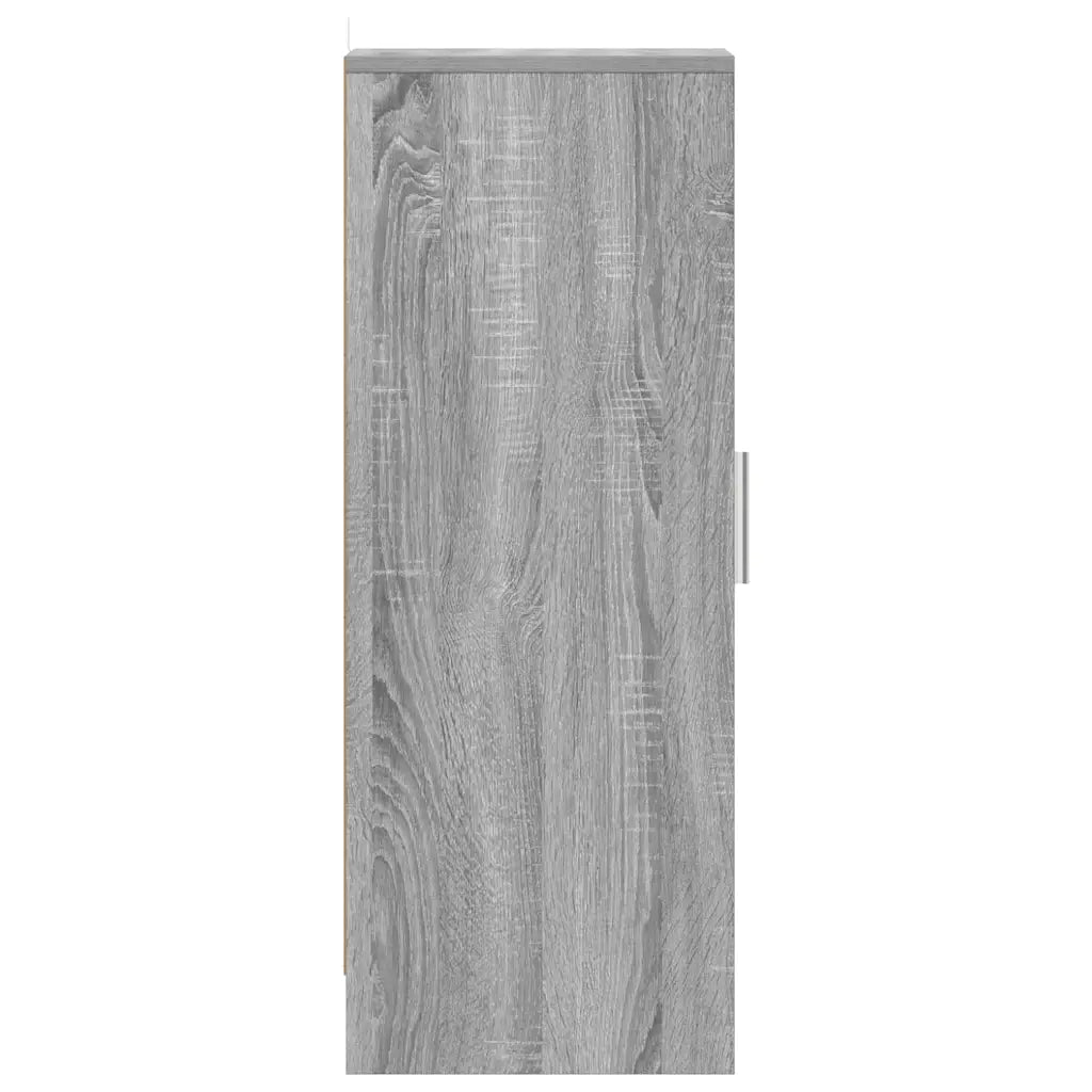 Scarpiera Grigio Sonoma 32x35x92 cm in Legno Multistrato 816018