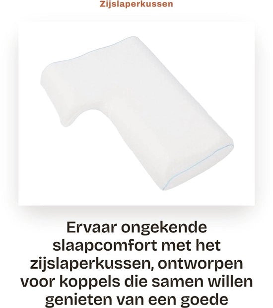 Supporto Cervicale per il Sonno - Piumone Ortopedico - Schiuma a Bassa Densità - Cuscino Rimovibile - Cuscino a Sostegno - Braccio Supporto - Posizione di Riposo Comoda - Cuscino per il Sonno