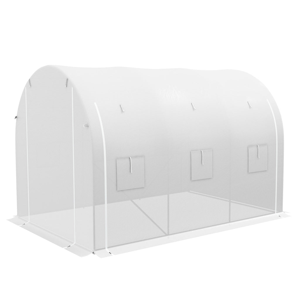 Serra da giardino 6 m2 ¨C zephmum ¨C Bianco 300x200 cm