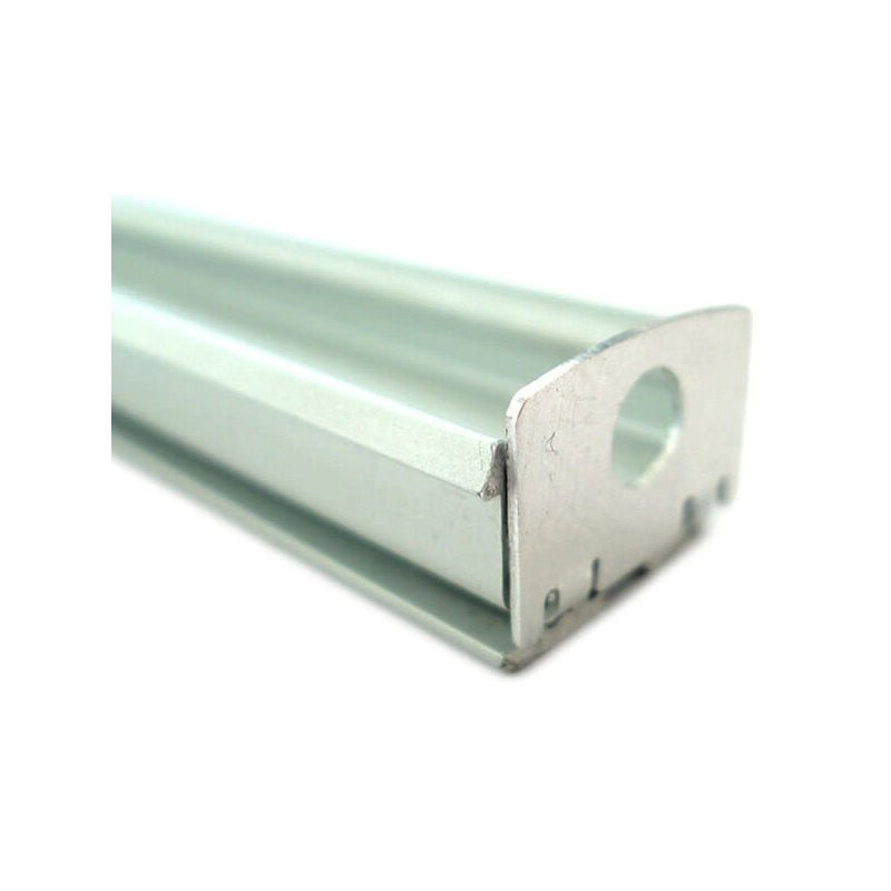 Coppia Tappi Tappini Termine Per Chiusure Profilo Barra In Alluminio Rigida Quadrata BA3200