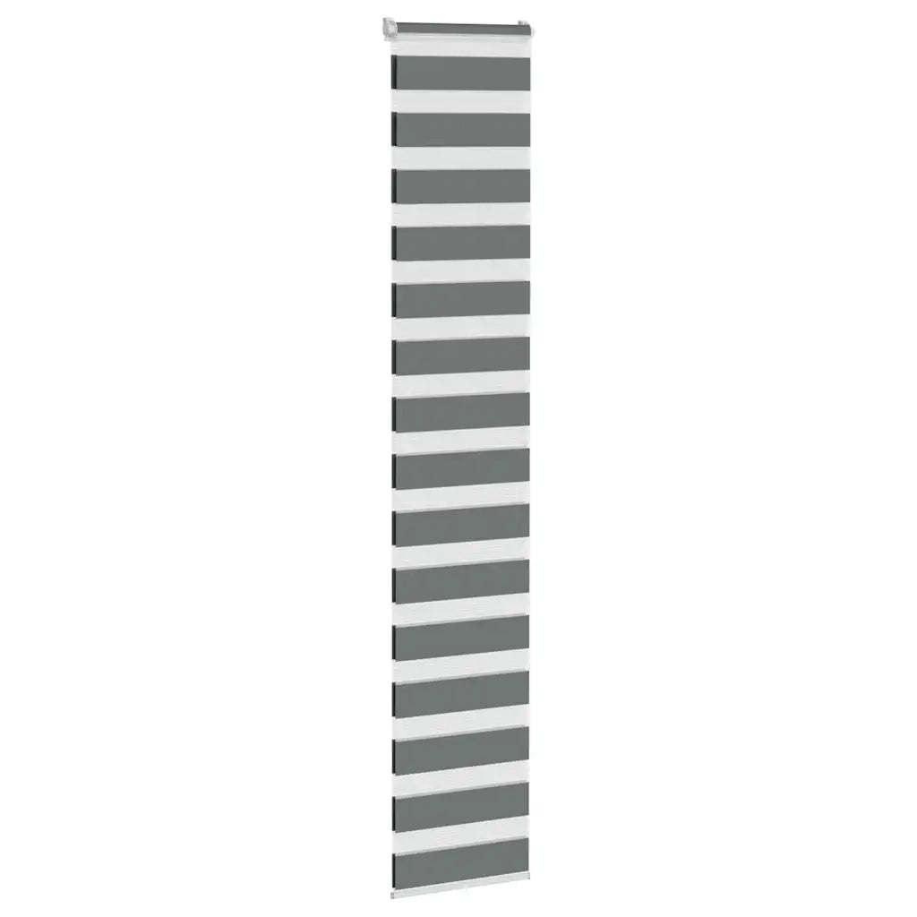 vidaXL Tenda a Rullo Zebra Larghezza Tessuto 40,9 cm Poliestere