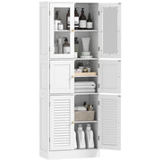 Mobile bagno alto con 6 ante ¨C zephmum ¨C bianco 120x30x80